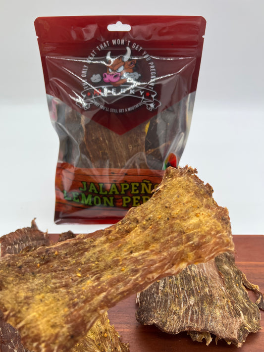 Jalapeno Lemon Pepper Flavor Beef Jerky
