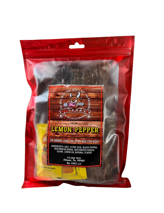 Lemon Pepper Flavor Beef Jerky