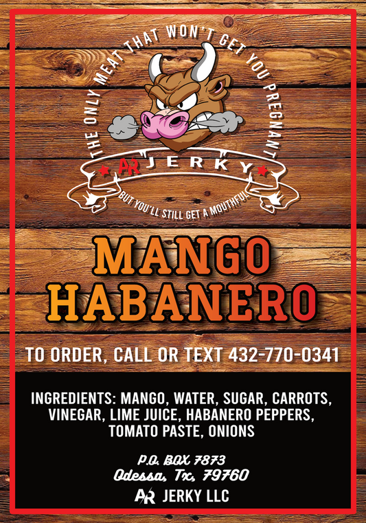 Mango Habanero Flavor Beef Jerky